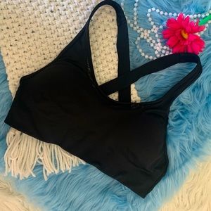 Victoria Secret Ultimate Black Workout Sports Bra Lightly Padded Small